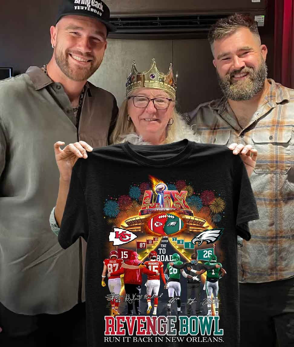 Chiefs Eagles Revengers Bowl Run it back in New Orleans Shirt Apparel For Football Fans