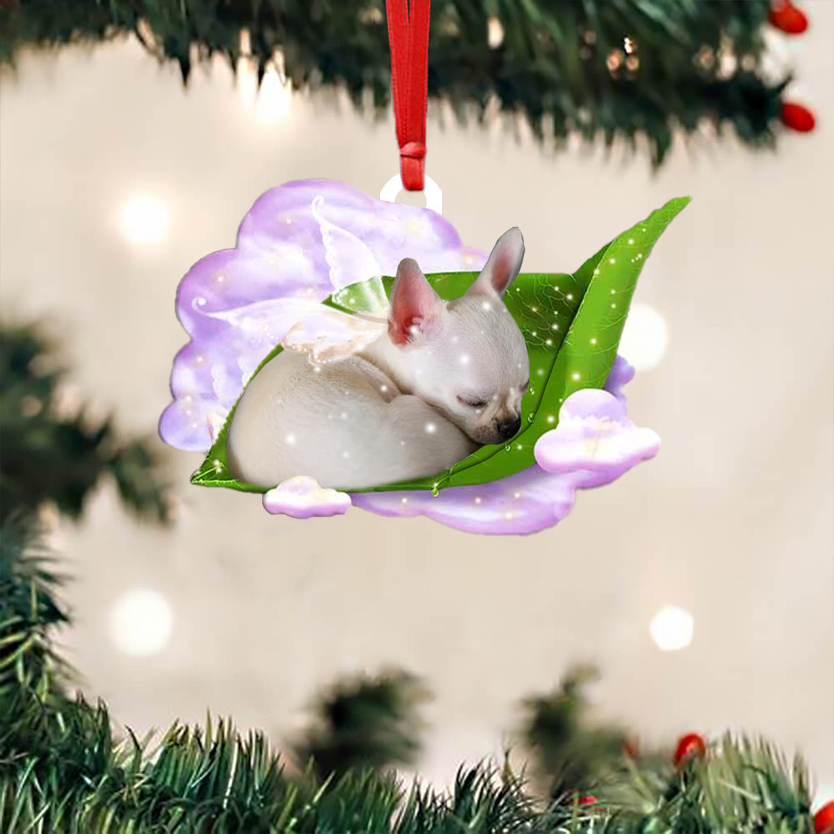 Chihuahua With Angel Wings Ornament Pet Memorial Dog Ornament Dog Lover Gift Ideas