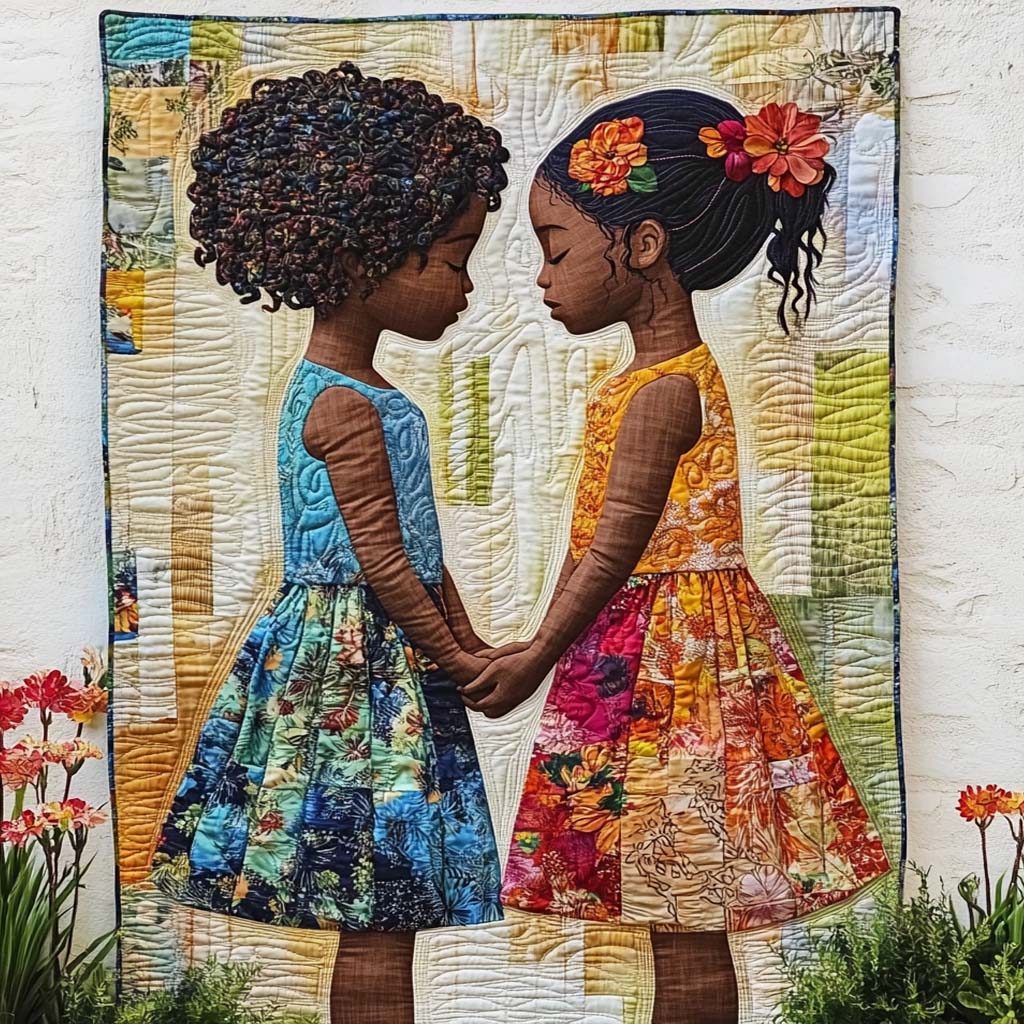 Childhood Bond Quilted Blanket Bedroom Xmas Decor Unicorn Gift Ideas For Adults