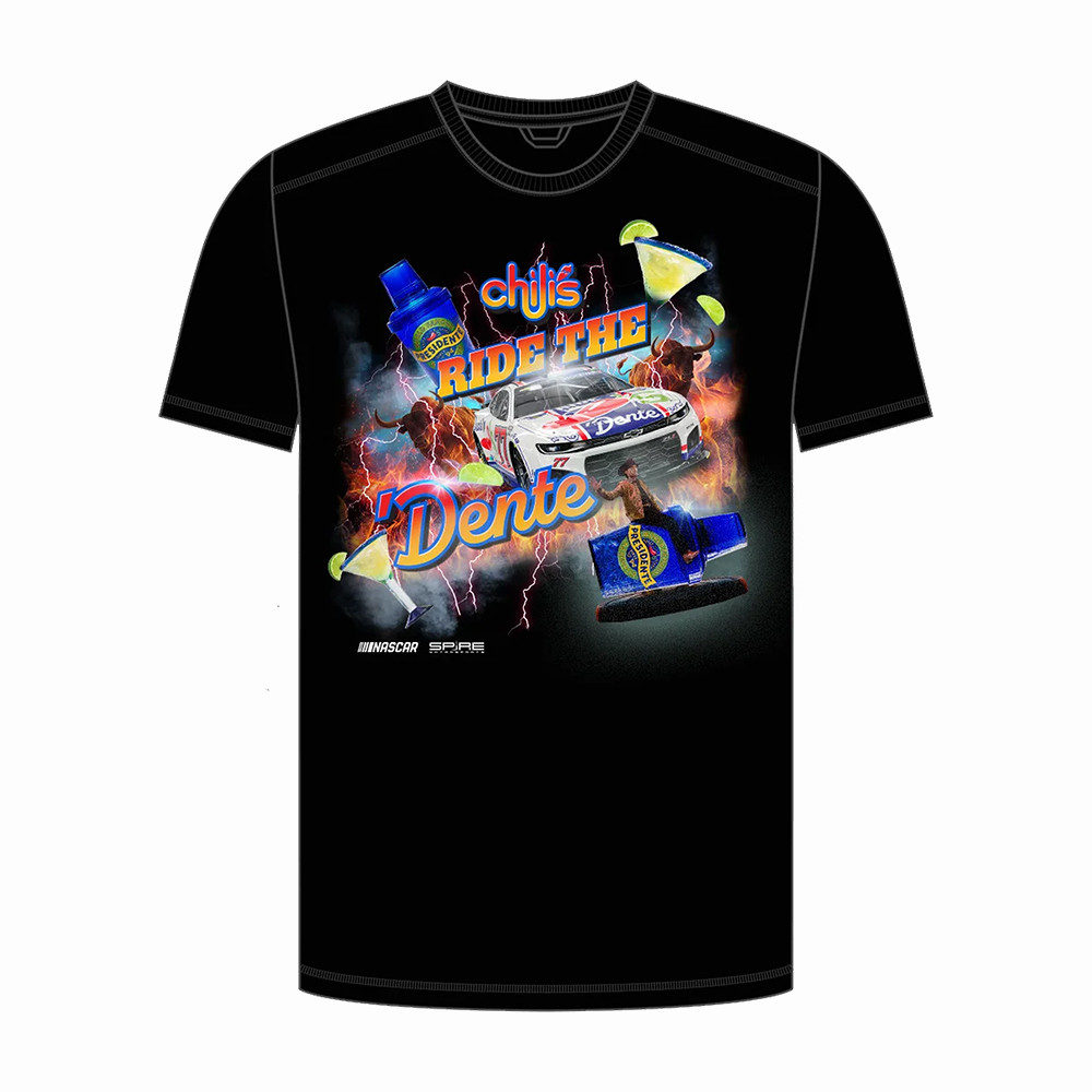 Chili's Margarita Bull T-Shirt Carson Hocevar Ride The Dente Merch Gift For Racing Fans