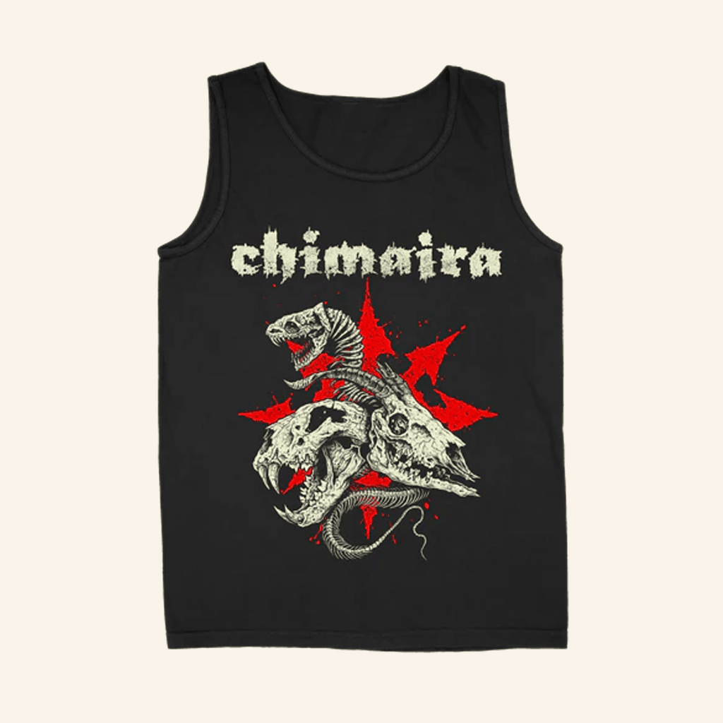 Chimaira Merch Chimaira Skull Tank Top Gifts For Husband