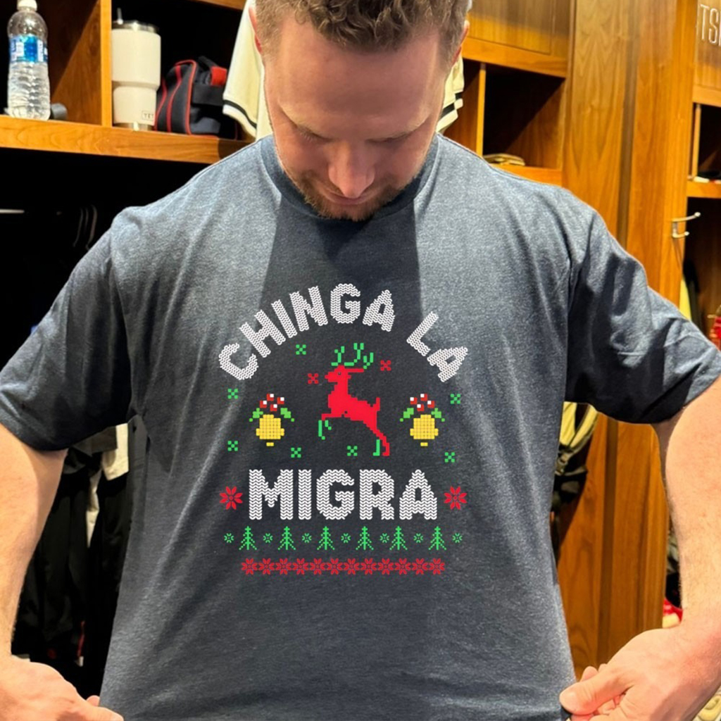 Chinga La Migra Christmas T Shirt