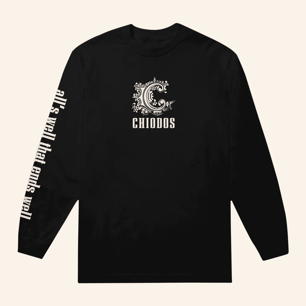Chiodos Merch All's Well Simple Black Long Sleeve T-Shirt Gifts For Music Lovers Chiodos Merch All's Well Simple Black Long Sleeve T-Shirt Gifts For Music Lovers