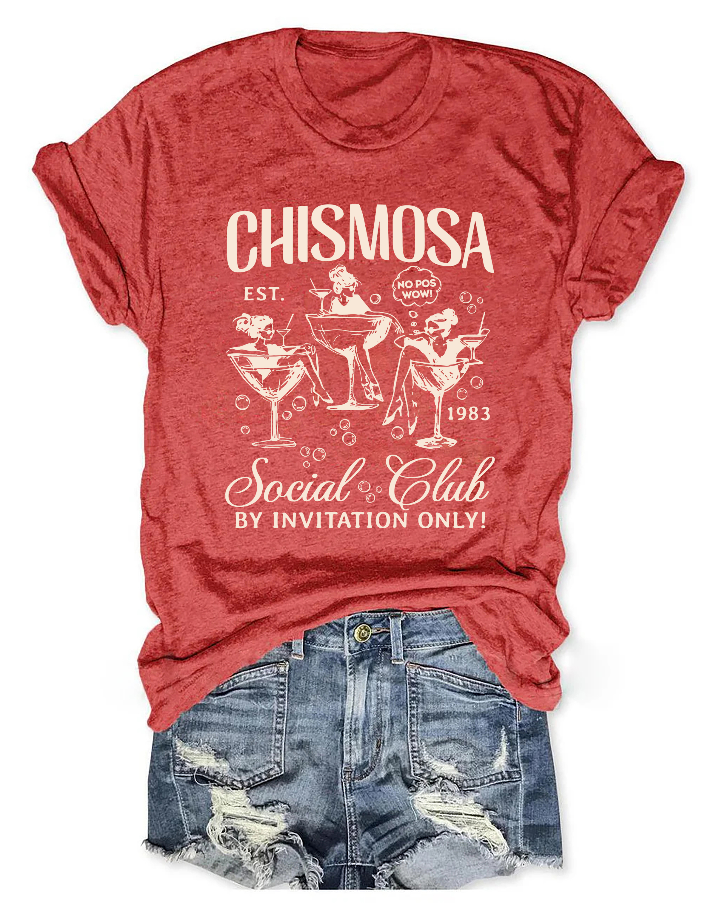 Chismosa Social Club By Invitation Only T-Shirt Cool Shirt Unique Gifts For Sister