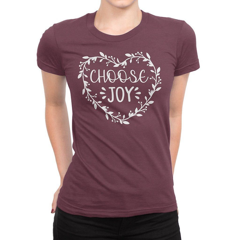 Choose Joy Shirt - Junior Cut Christian Gifts For Women