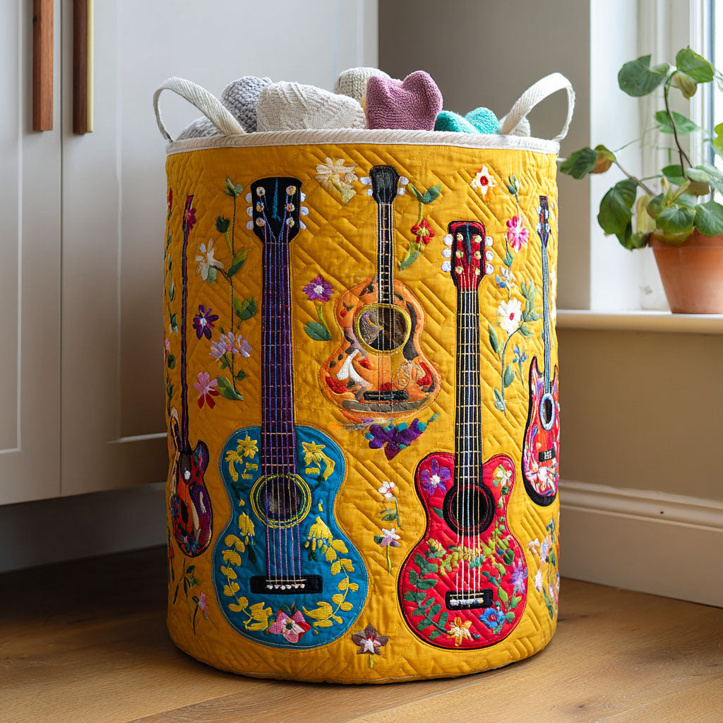 Chords Of Remembrance Quilted Laundry Basket Great Stocking Stuffer