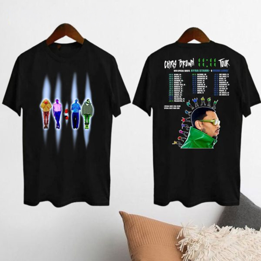 Chris Brown 11 11 Tour 2024 Shirt Chris Brown Merch Gift Ideas For Rap Lovers Chris Brown 11 11 Tour 2024 Shirt Chris Brown Merch Gift Ideas For Rap Lovers