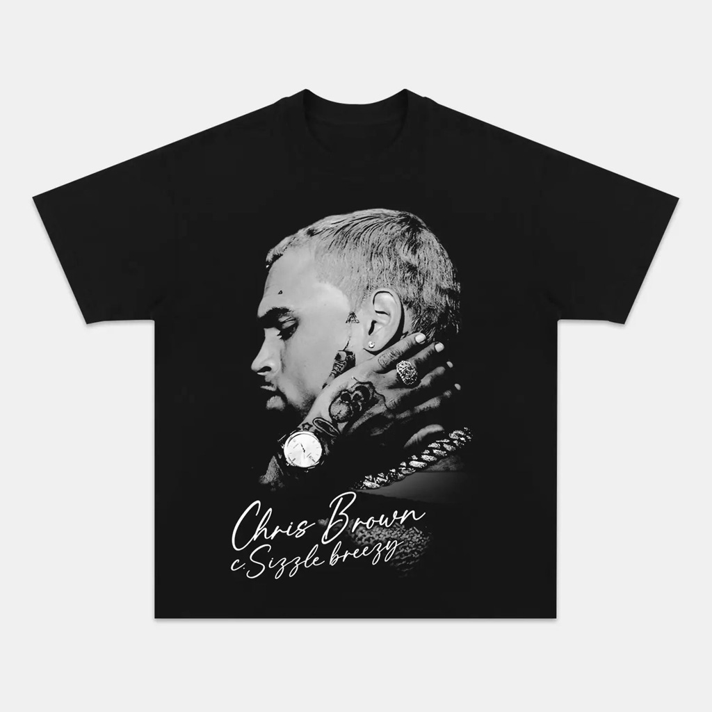 Chris Brown Big Face Graphic T-Shirt Chris Brown Merch Music Gift Ideas For Guys Chris Brown Big Face Graphic T-Shirt Chris Brown Merch Music Gift Ideas For Guys