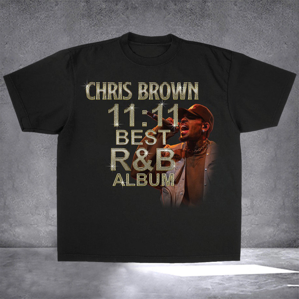 Chris Brown Breezy Bowl 2025 Tour Merch Shirt 11:11 Deluxe Best R&B Album Of The Year
