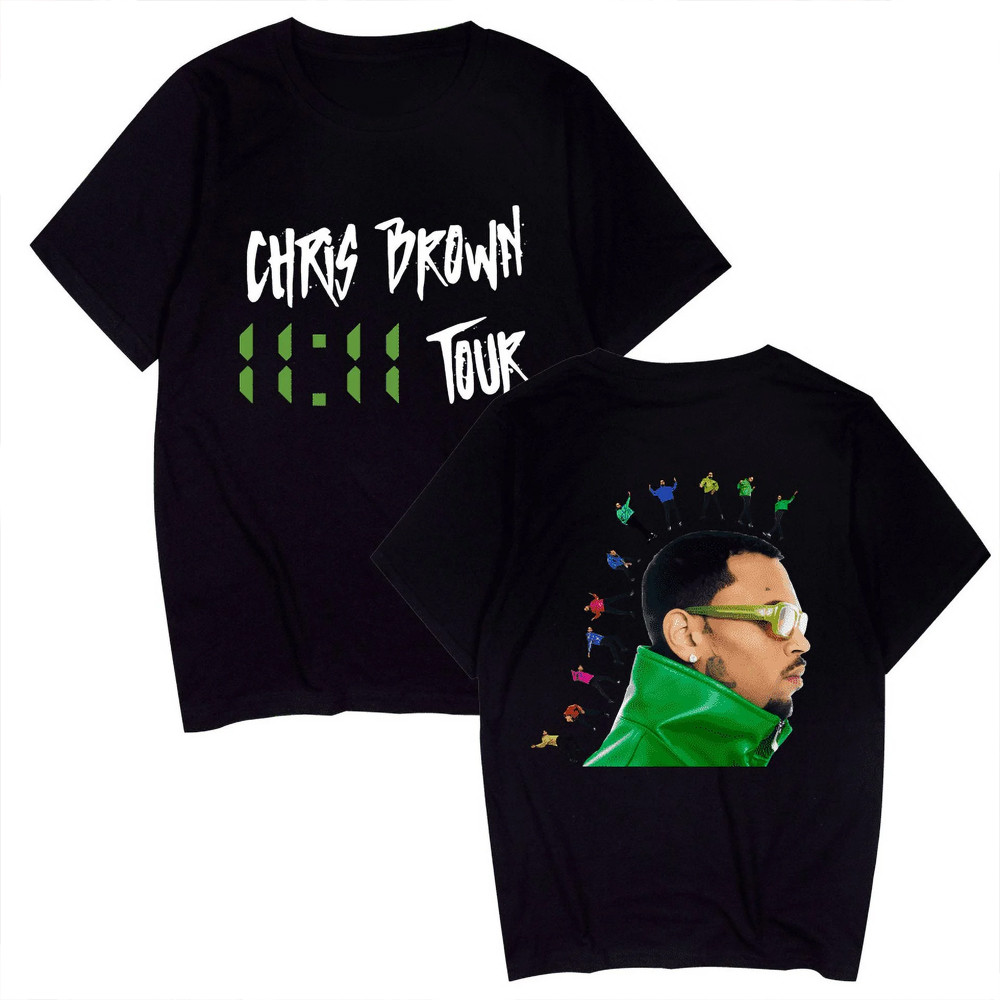 Chris Brown Breezy Bowl Tour Merch Shirt 11:11 XX World Tour Merch T-Shirt Best Fan Gifts