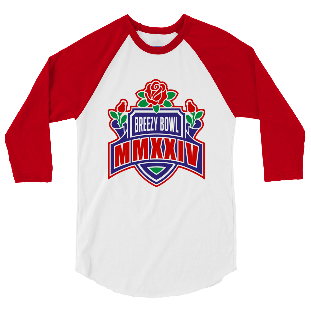 Chris Brown Merch Breezy Bowl 3:4 Sleeve Raglan Shirt Online Mother' Day Gifts Gift for Brother