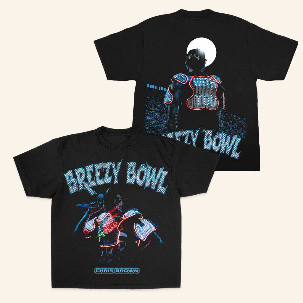 Chris Brown Merch Breezy Bowl T-Shirt Cool Gifts For Music Lovers