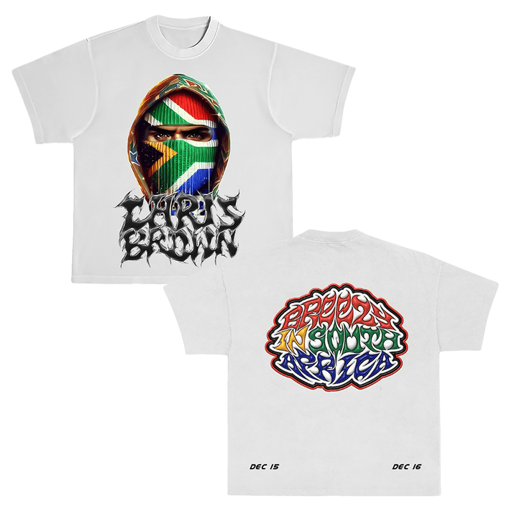 Chris Brown Merch Breezy In South Africa T-Shirt Great Father's Day Presents Gift for Dad