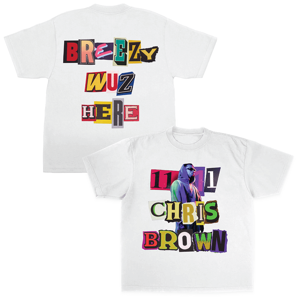 Chris Brown Merch Breezy Wuz Here S'S Shirt Chris Brown T-Shirt Mother's Day Presents