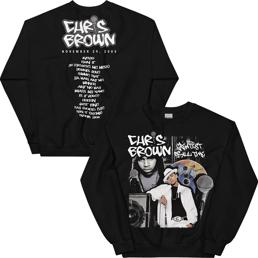 Chris Brown Merch Chris Brown 19 Year Anniversary Sweatshirt Perfect Father's Day Gifts