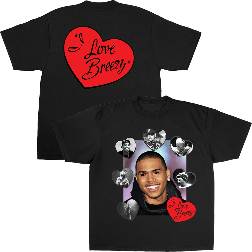 Chris Brown Merch I Love Breezy S'S Shirt Chris Brown T-Shirt Dad Gifts For Father's Day 2025 Chris Brown Merch I Love Breezy S'S Shirt Chris Brown T-Shirt Dad Gifts For Father's Day 2025