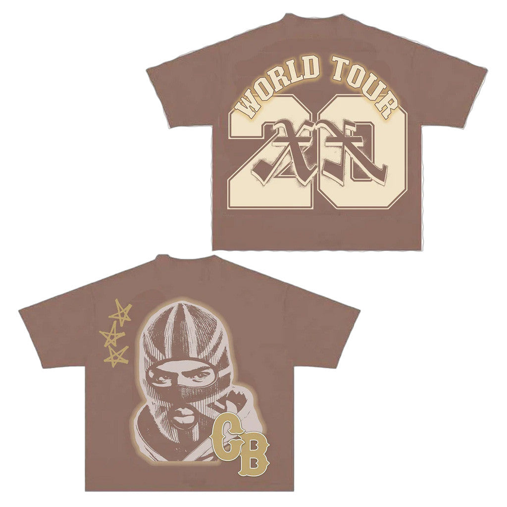 Chris Brown Merch Tour 2025 Balaclava T-Shirt Gifts For Music Fans