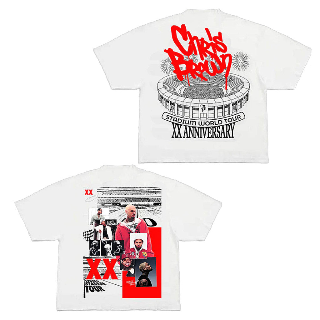 Chris Brown Merch Tour 2025 Memory Lane Collage T-Shirt Gifts For Husband Chris Brown Merch Tour 2025 Memory Lane Collage T-Shirt Gifts For Husband