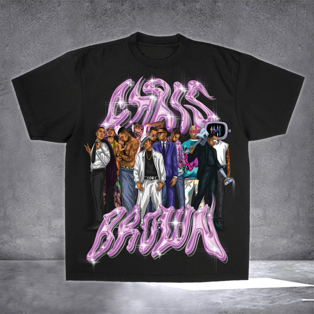 Chris Brown Shirt 20 Years Of Chris Brown Breezy Bowl 2025 Tour Merch For Sale