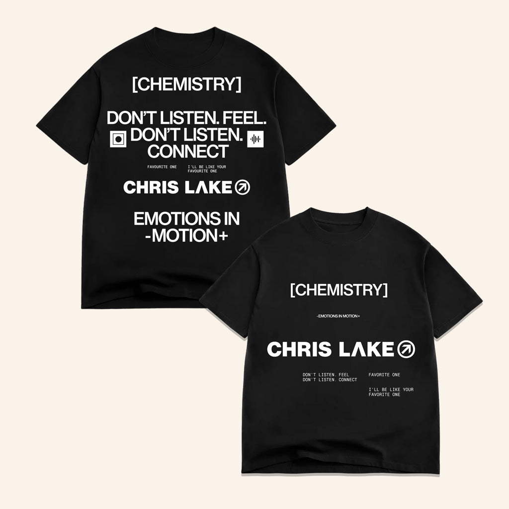 Chris Lake Merch Black Chemistry Connect T-Shirt Chemistry Album Tour 2025 Apparel Dudes Gifts Chris Lake Merch Black Chemistry Connect T-Shirt Chemistry Album Tour 2025 Apparel Dudes Gifts