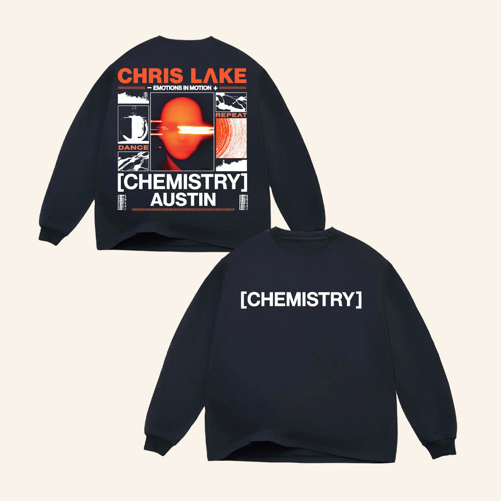 Chris Lake Merch Chemistry Austin Head Long Sleeve Shirt Austin Chemistry Album Tour 2025 Apparel Chris Lake Merch Chemistry Austin Head Long Sleeve Shirt Austin Chemistry Album Tour 2025 Apparel