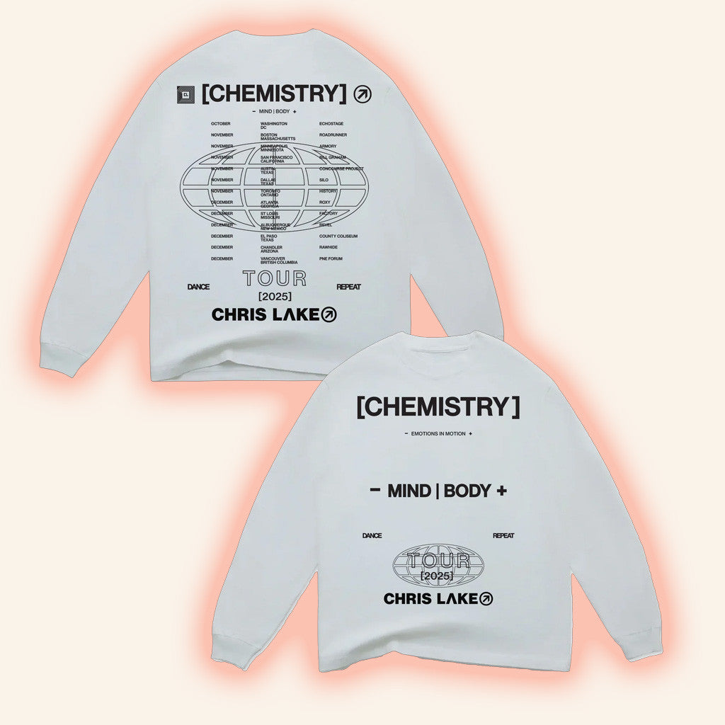 Chris Lake Merch Chemistry Tour Long Sleeve Shirt Chemistry Album Tour 2025 Apparel Fan Merch Gift Chris Lake Merch Chemistry Tour Long Sleeve Shirt Chemistry Album Tour 2025 Apparel Fan Merch Gift