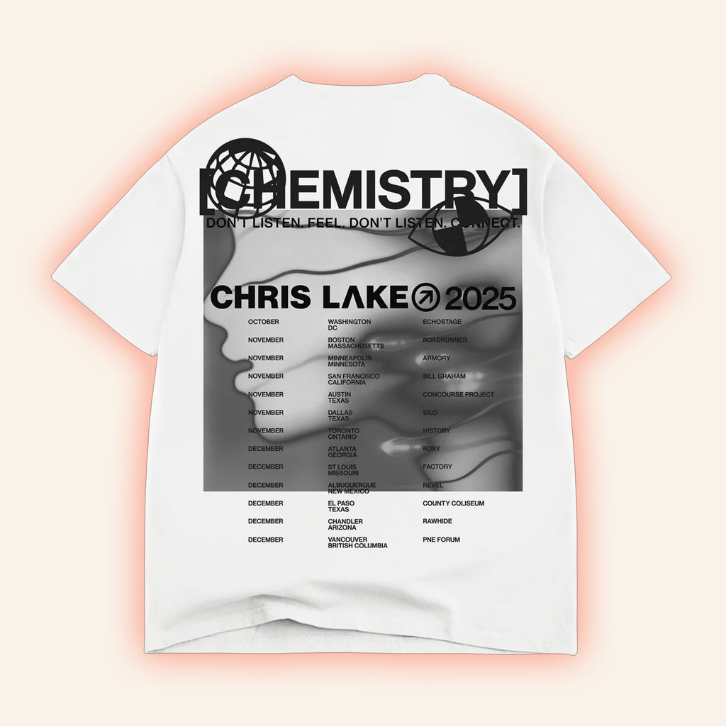 Chris Lake Merch Chemistry Tour Shirt Chemistry Album Tour 2025 Apparel Fan Merchandise Chris Lake Merch Chemistry Tour Shirt Chemistry Album Tour 2025 Apparel Fan Merchandise