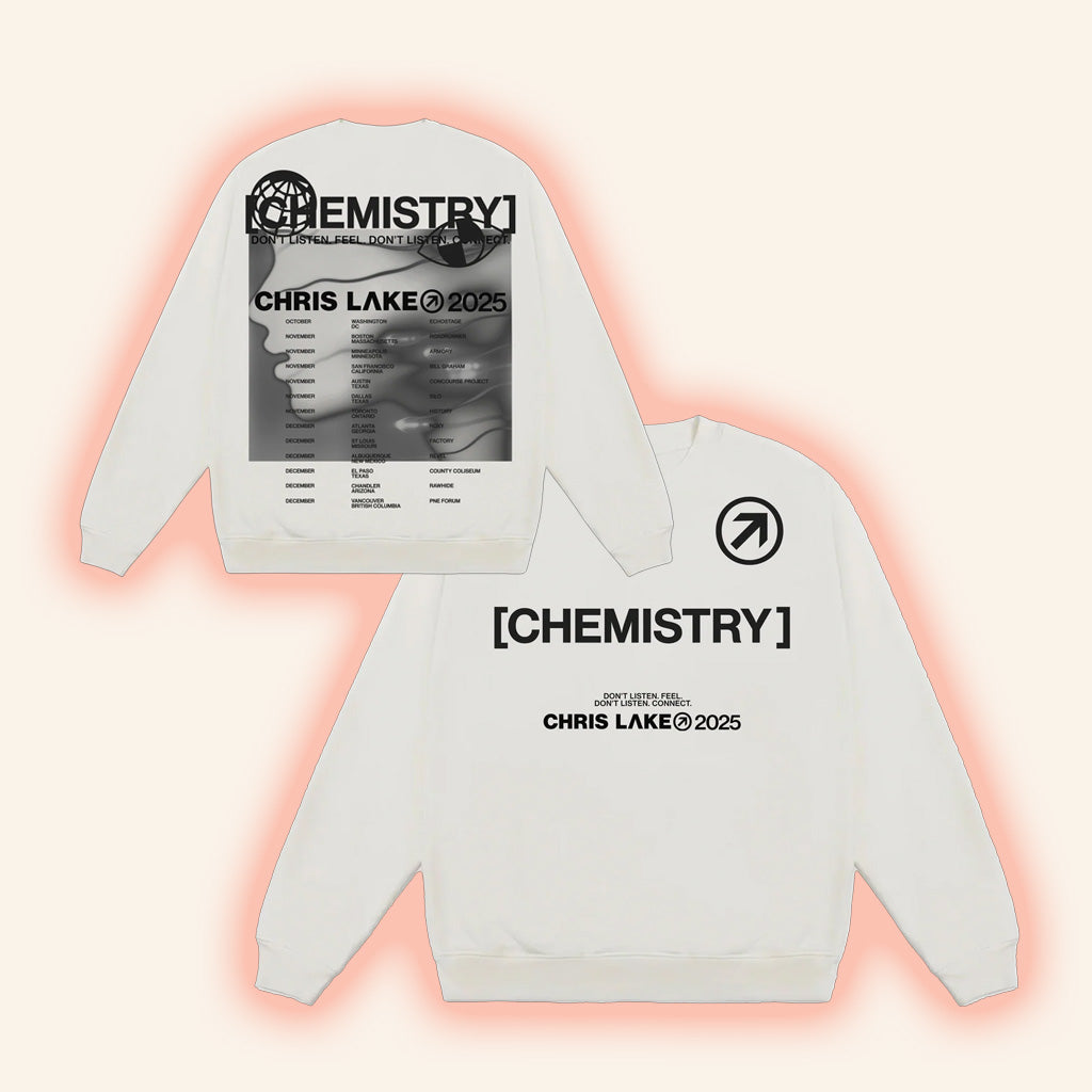 Chris Lake Merch Chemistry Tour Sweatshirt Chemistry Album Tour 2025 Apparel Fan Merch Daughter Gift