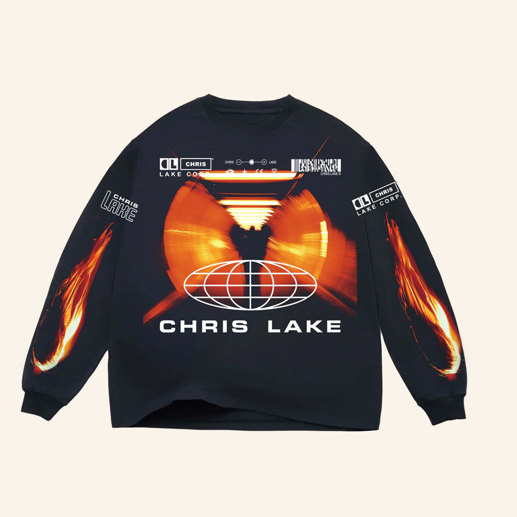 Chris Lake Merch Chemistry Tunnel Long Sleeve Shirt Chemistry Album Tour 2025 Apparel Fan Merch Chris Lake Merch Chemistry Tunnel Long Sleeve Shirt Chemistry Album Tour 2025 Apparel Fan Merch