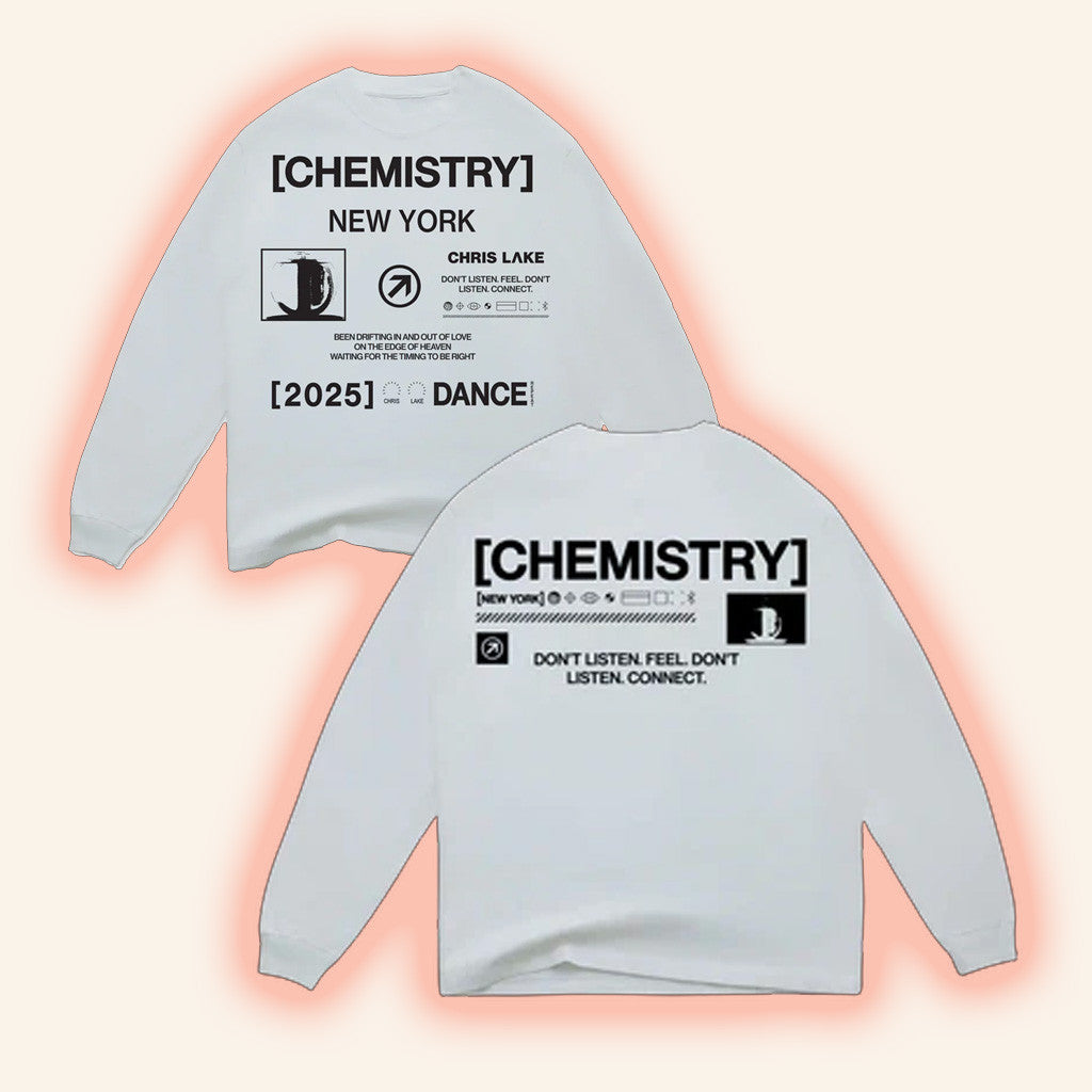 Chris Lake Merch New York Dance Long Sleeve Shirt New York Chemistry Album Tour 2025 Apparel
