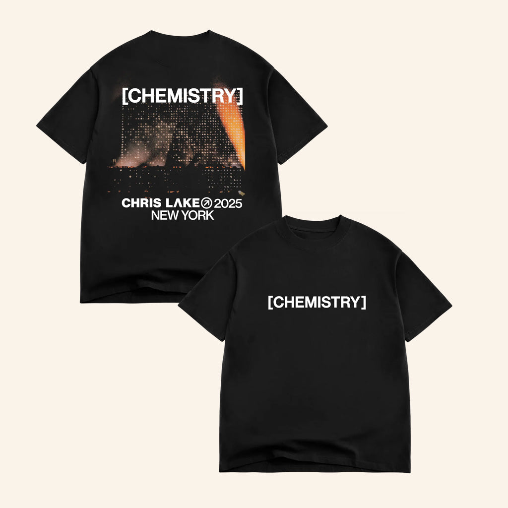 Chris Lake Merch New York Show Image Shirt Black New York Chemistry Album Tour 2025 Apparel Chris Lake Merch New York Show Image Shirt Black New York Chemistry Album Tour 2025 Apparel