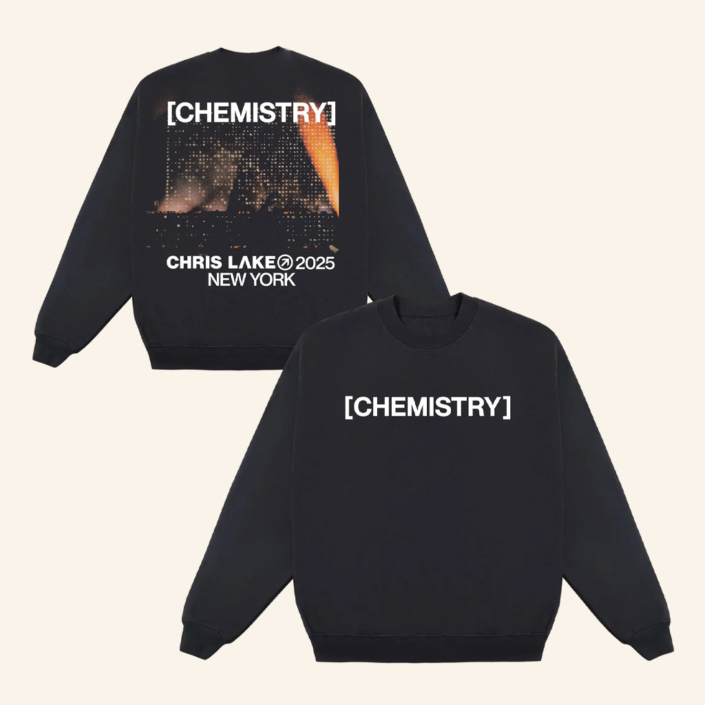 Chris Lake Merch New York Show Image Sweatshirt New York Chemistry Album Tour 2025 Apparel Chris Lake Merch New York Show Image Sweatshirt New York Chemistry Album Tour 2025 Apparel