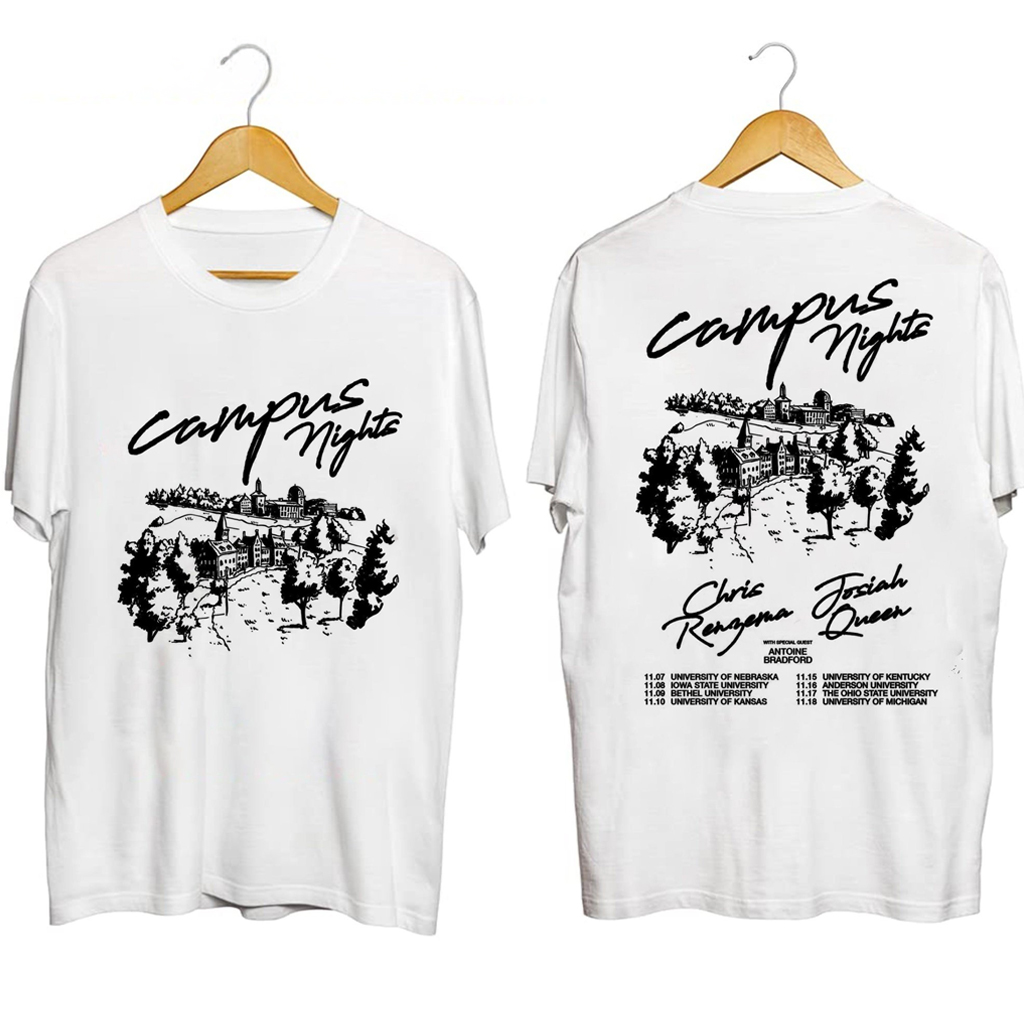 Chris Renzema Campus Nights Tour Shirt Chris Renzema Merch Christmas Gifts For Him