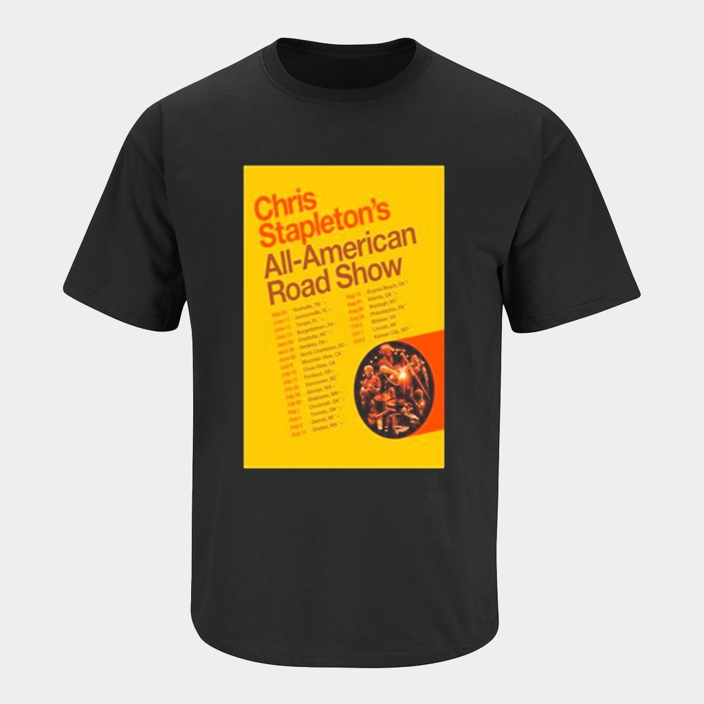 Chris Stapleton 2026 All American Road Show T-Shirt Chris Stapleton Merch Gifts For Music Fans