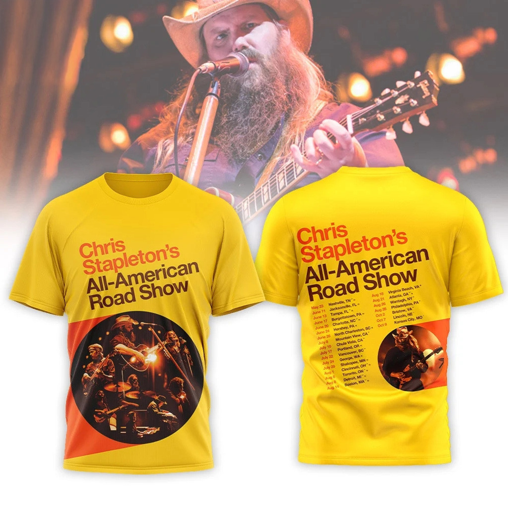 Chris Stapleton All American Road Show 2026 Concert Shirt Chris Stapleton Merch Gifts For Fan