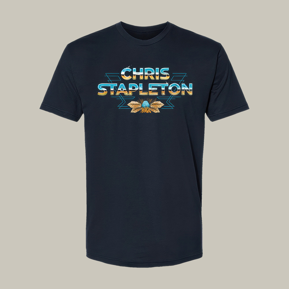 Chris Stapleton Chrome T-Shirt Music Concert Tee Chris Stapleton Fan Presents