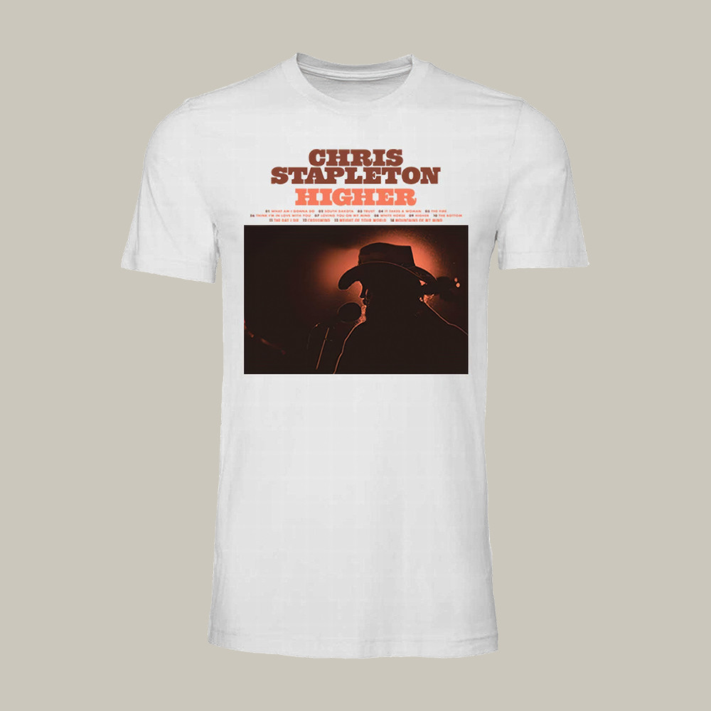 Chris Stapleton Higher T-Shirt Music Concert Tee Present For Chris Stapleton Fans