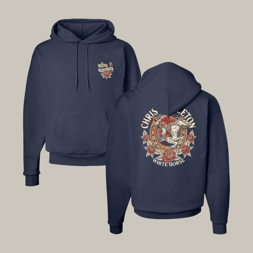 Chris Stapleton Horse Rose Hoodie Music Apparel Present For Chris Stapleton Fans
