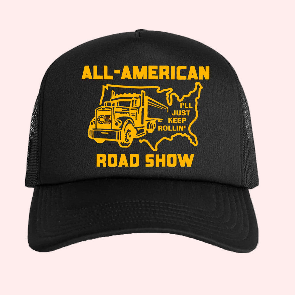 Chris Stapleton Merch All-American Road Show Trucker Hat Gifts For Dad Chris Stapleton Merch All-American Road Show Trucker Hat Gifts For Dad