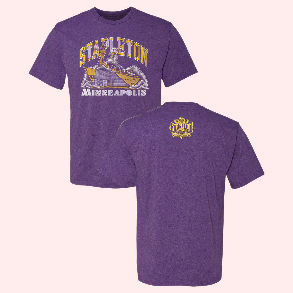 Chris Stapleton Merch Minneapolis Stadium Series Purple T-Shirt Gifts For Dudes Chris Stapleton Merch Minneapolis Stadium Series Purple T-Shirt Gifts For Dudes