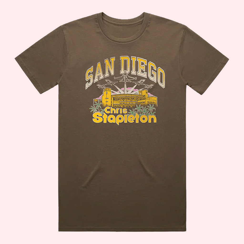 Chris Stapleton Merch San Diego Event T-Shirt Gifts For Dudes