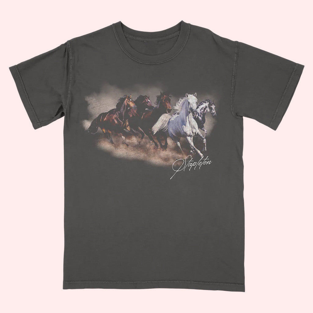 Chris Stapleton Merch Stapleton Horses T-Shirt Gifts For Father Chris Stapleton Merch Stapleton Horses T-Shirt Gifts For Father