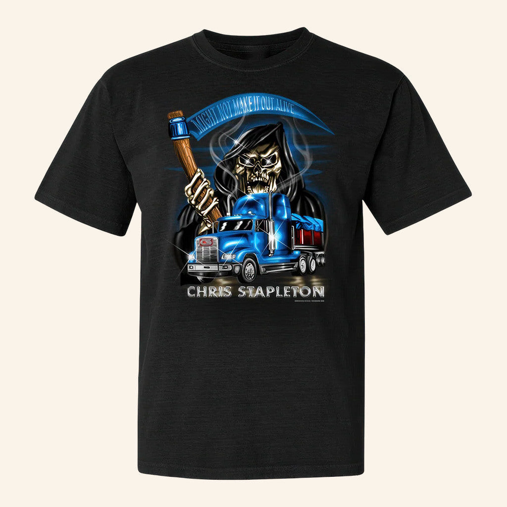 Chris Stapleton Merch Tour 2025 Crosswind Reaper T-shirt Gifts For Dad Chris Stapleton Merch Tour 2025 Crosswind Reaper T-shirt Gifts For Dad