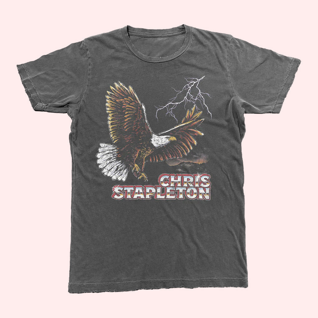 Chris Stapleton Merch Vintage Eagle T-Shirt Gift Ideas For Boyfriend
