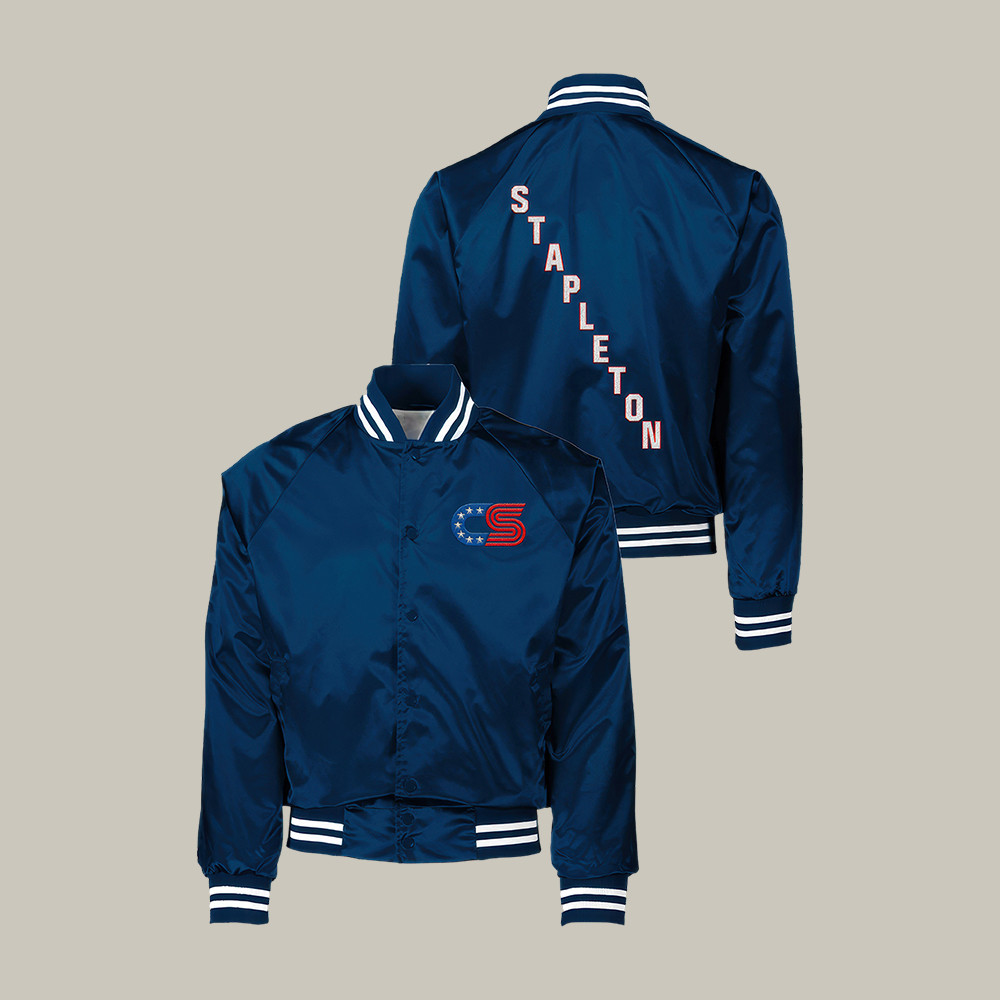 Chris Stapleton Satin Baseball Bomber Jacket Chris Stapleton Merch Music Fan Gift