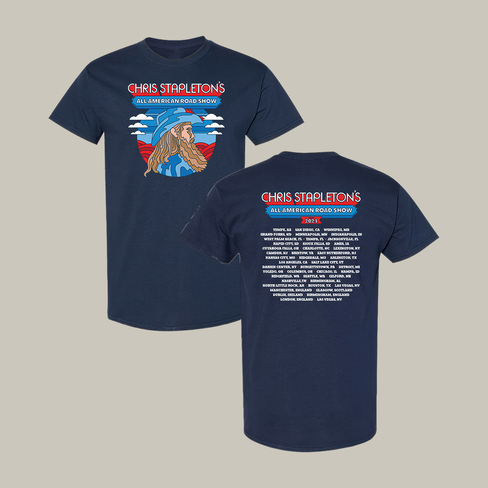 Chris Stapleton Tour Admat T-Shirt Country Music Shirt Gift For Chris Stapleton Fans