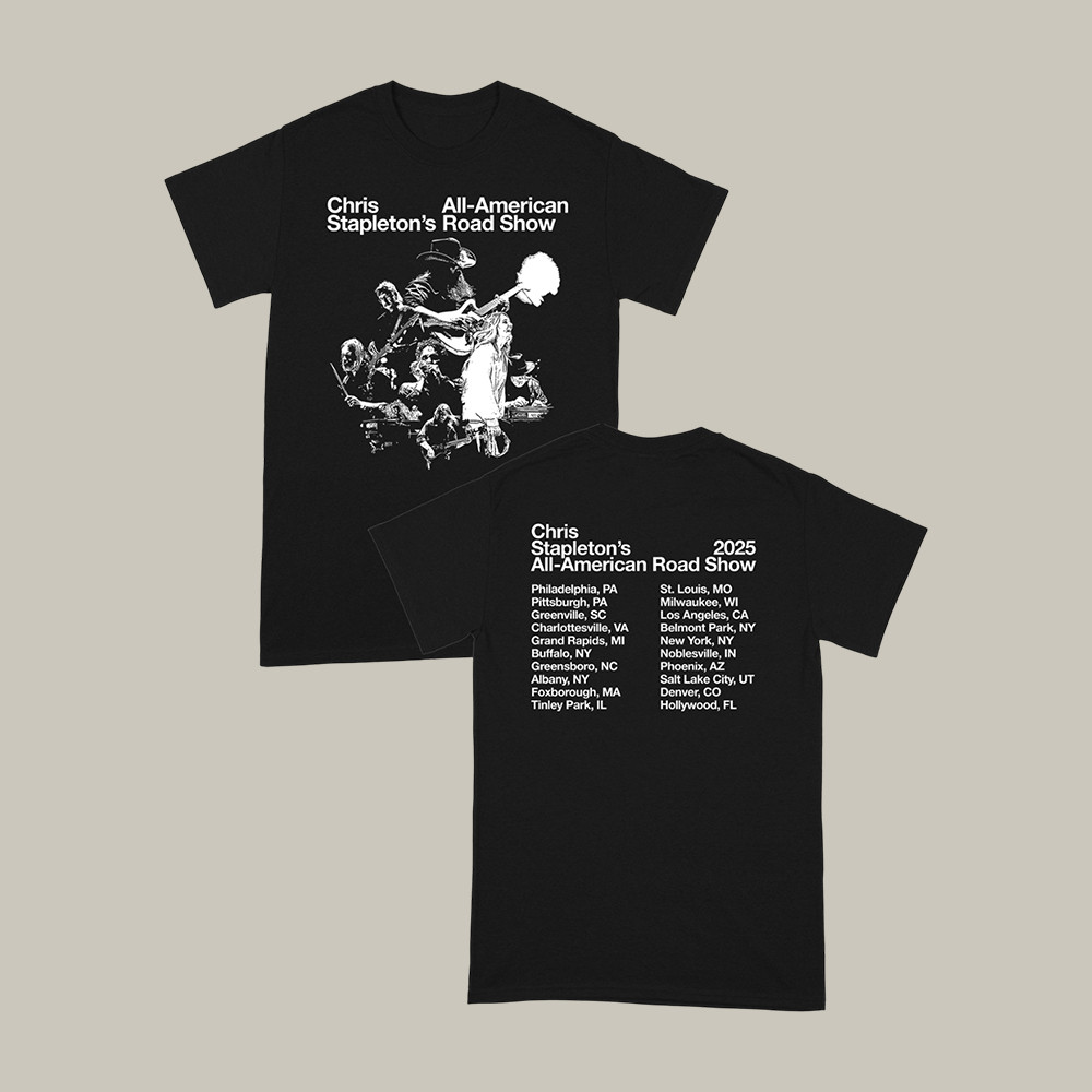 Chris Stapleton Tour Admat T-Shirt Music Concert Tee Unique Gift For Enthusiast