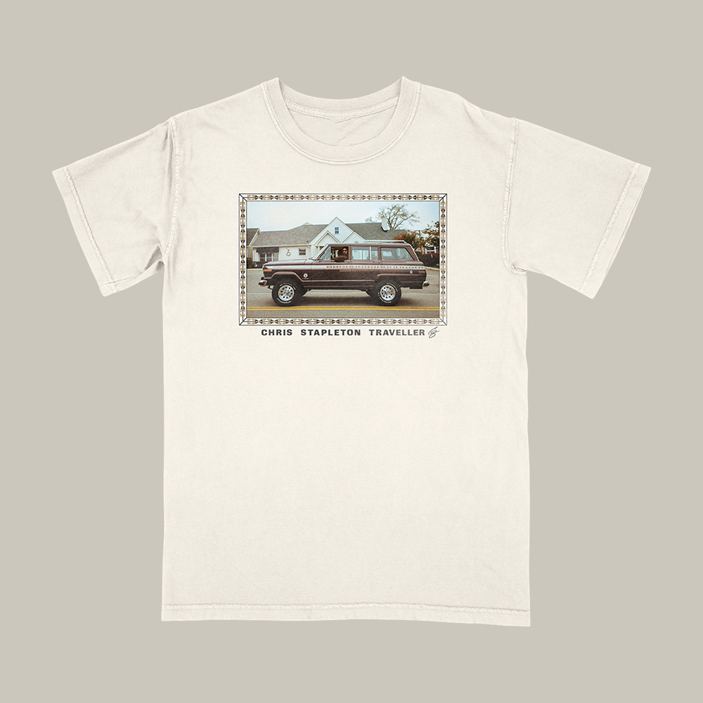 Chris Stapleton Traveller Jeep Photo T-Shirt Music Tee Good Gift For Fans