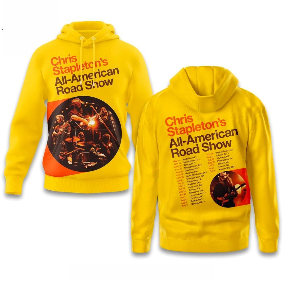 Chris Stapleton's All-American Road Show Hoodie Fan Merch Gifts For Dad Chris Stapleton's All-American Road Show Hoodie Fan Merch Gifts For Dad