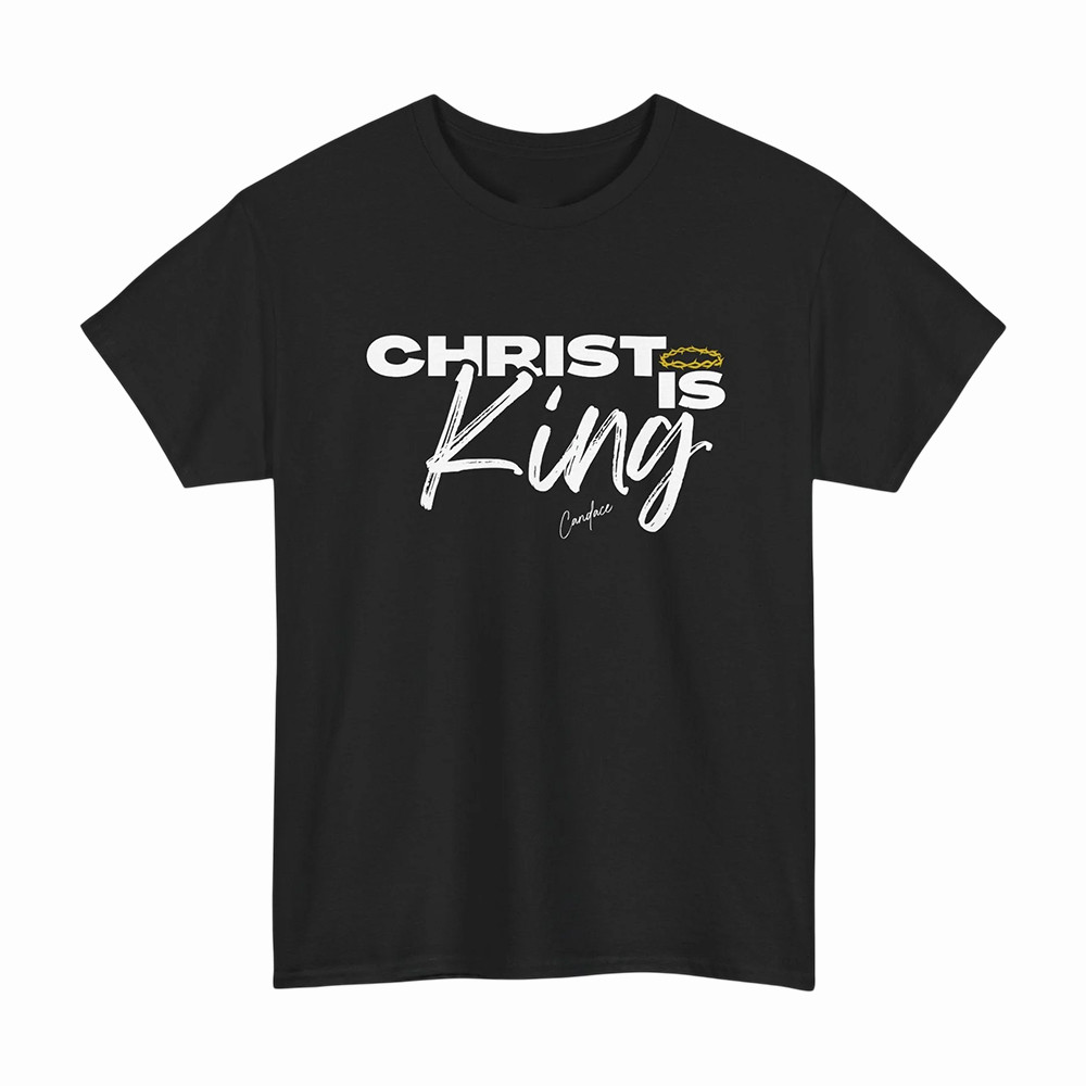 Christ Is King Candace Owens T-Shirt Candace Owens Merch Unique Gift For Christians